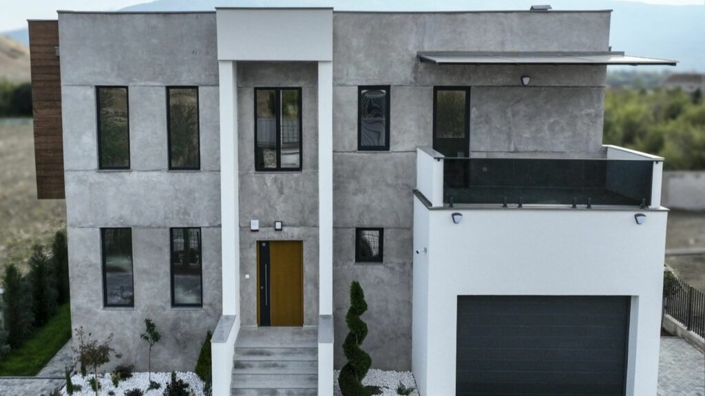 Villa Dr. Tomevski sanacija nakon poplava Baumit KlimaColor