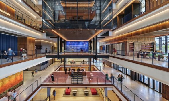 Interior, University, Open space, architecture award