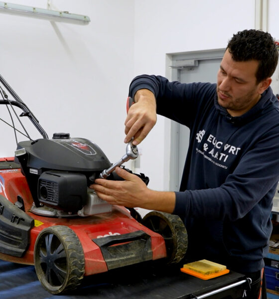 kako očistiti kosilicu