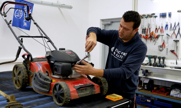 kako očistiti kosilicu