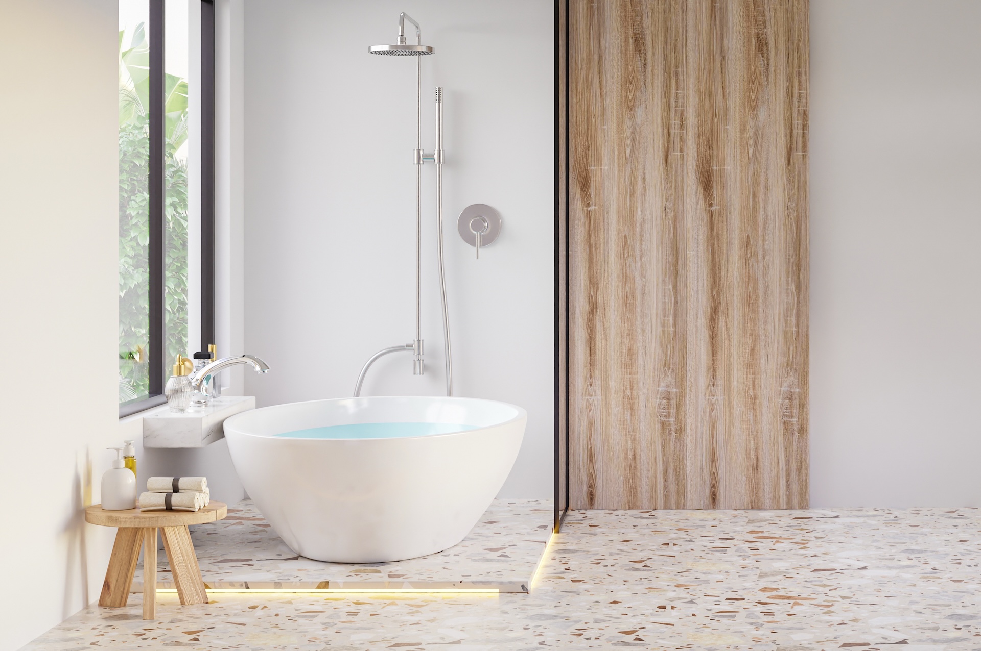 terrazzo u kupaonici