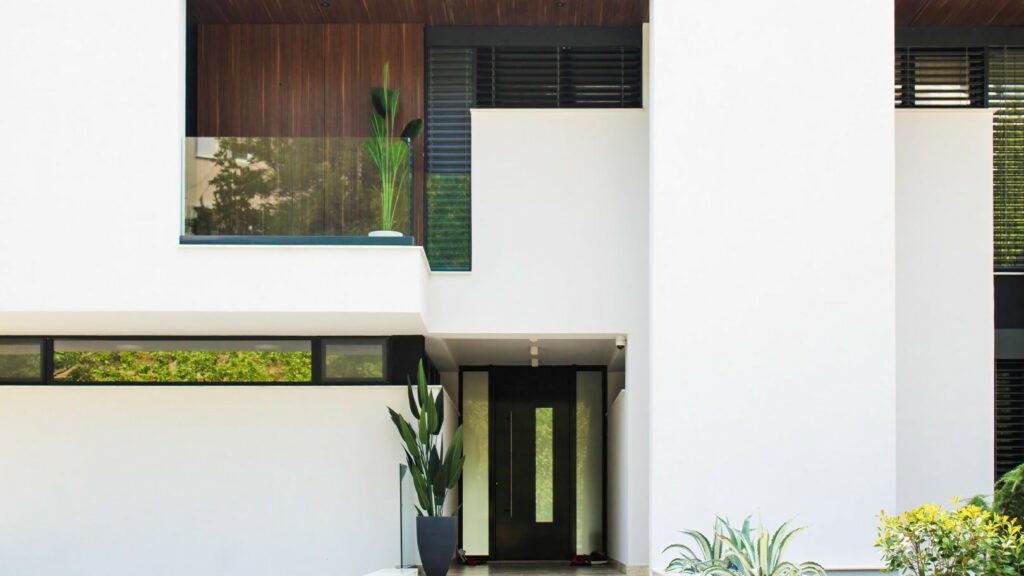 baumit klima, bijela fasada na kući