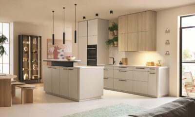 lesnina bež kuhinja po mjeri