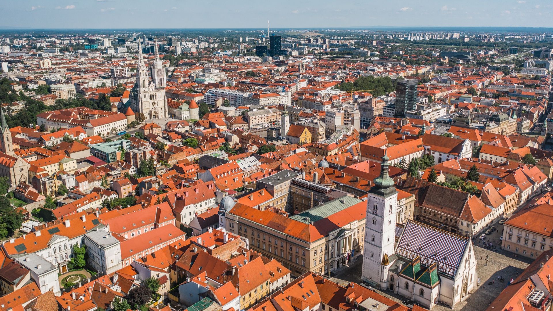 grad zagreb iz ptičje perspektive